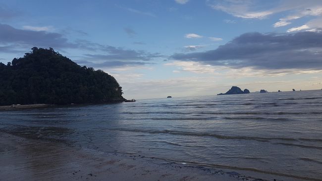 A day at the Ao Nang beach, 17 km away.