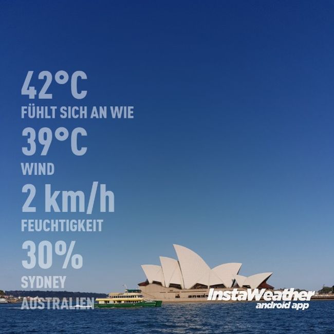 Sydney 42°C