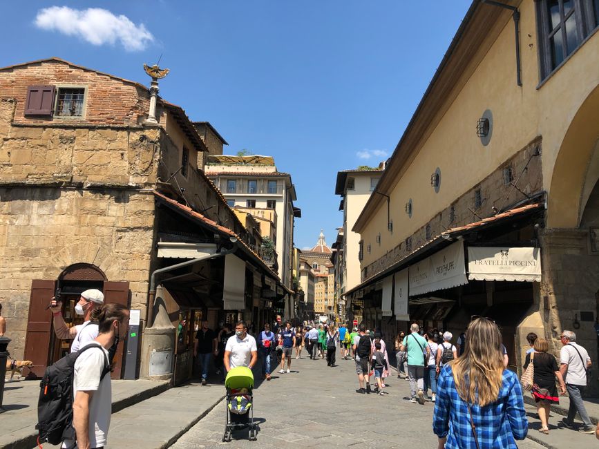 Florenz auf der Ponte Vecchio 