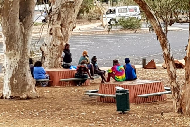 Alice Springs: Viele Aboridginies