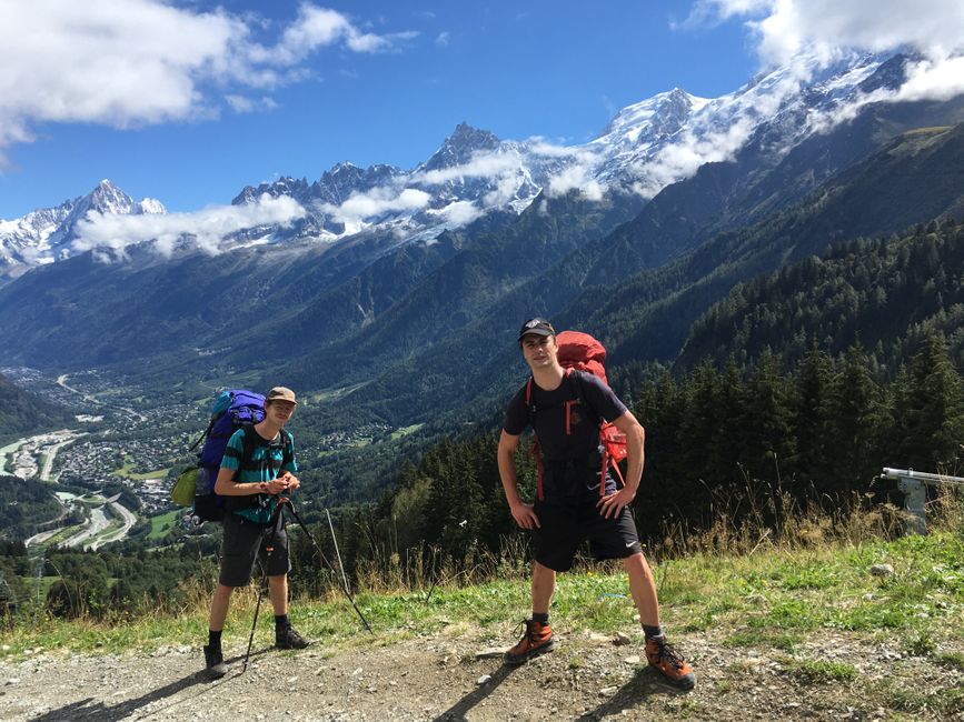 From Chamonix through the Col de Voza into the Val Montjoie