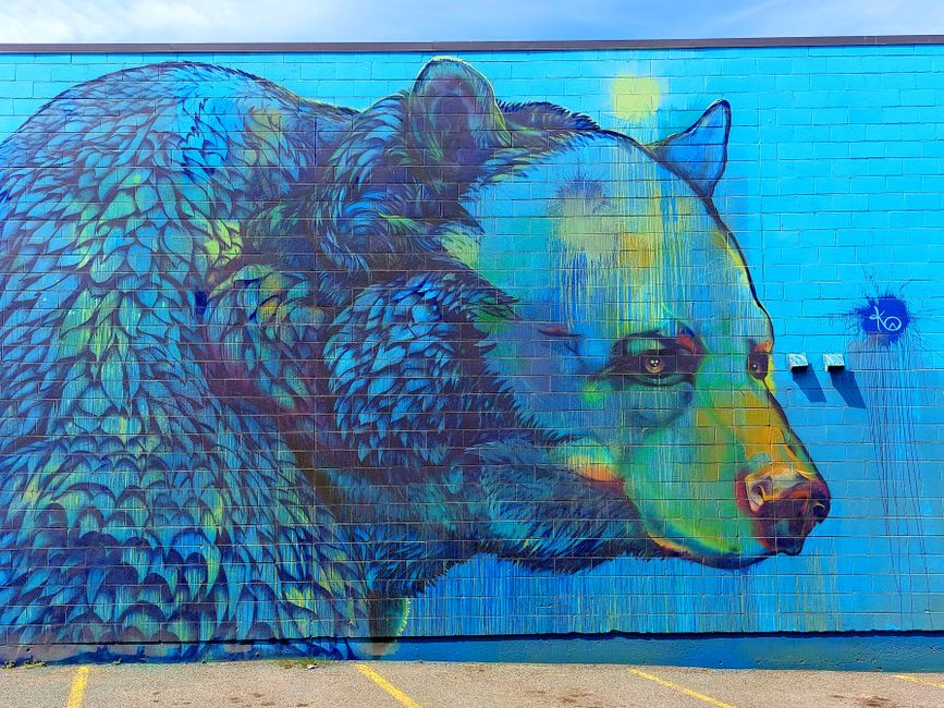 Street art fantastica a Kamloops
