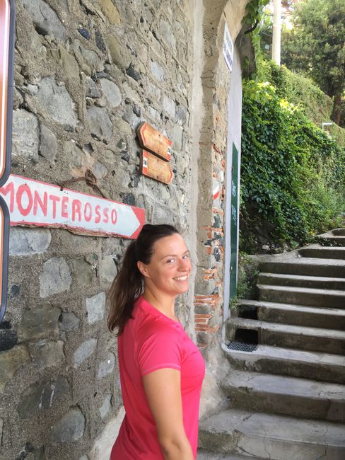 Auf und nieder in die „Cinque Terre“