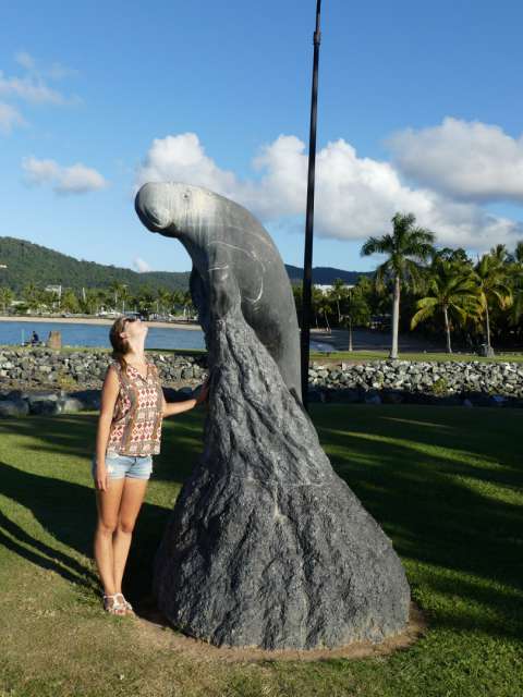Dugong statue - very funny :D