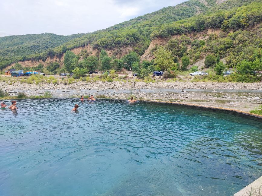 Road tour to Permet, Bogove waterfall, Osumi Canyon and hot springs / Albania