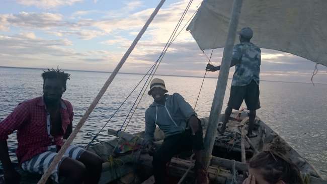 Bootsfahrt nach Mtwara