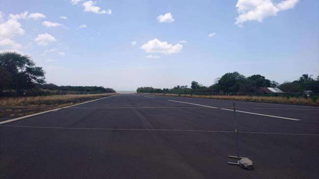 road turns into runway