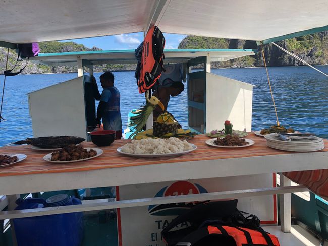 Essen auf dem Boot 