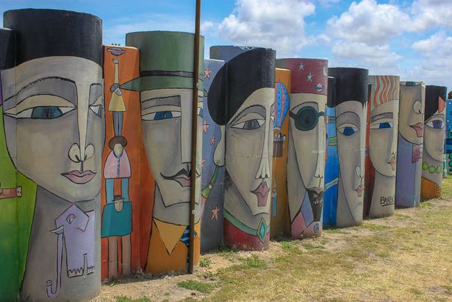 Strassenkunst - auch in Colonia del Sacramento ein Thema