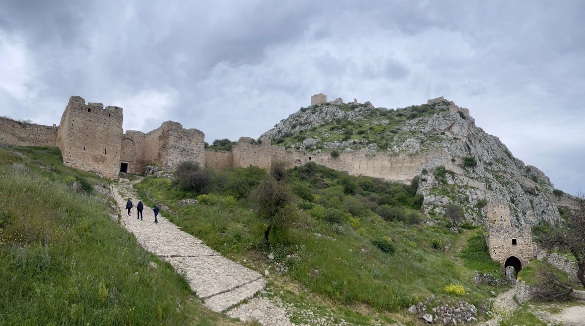 In the fortress of Old Corinth