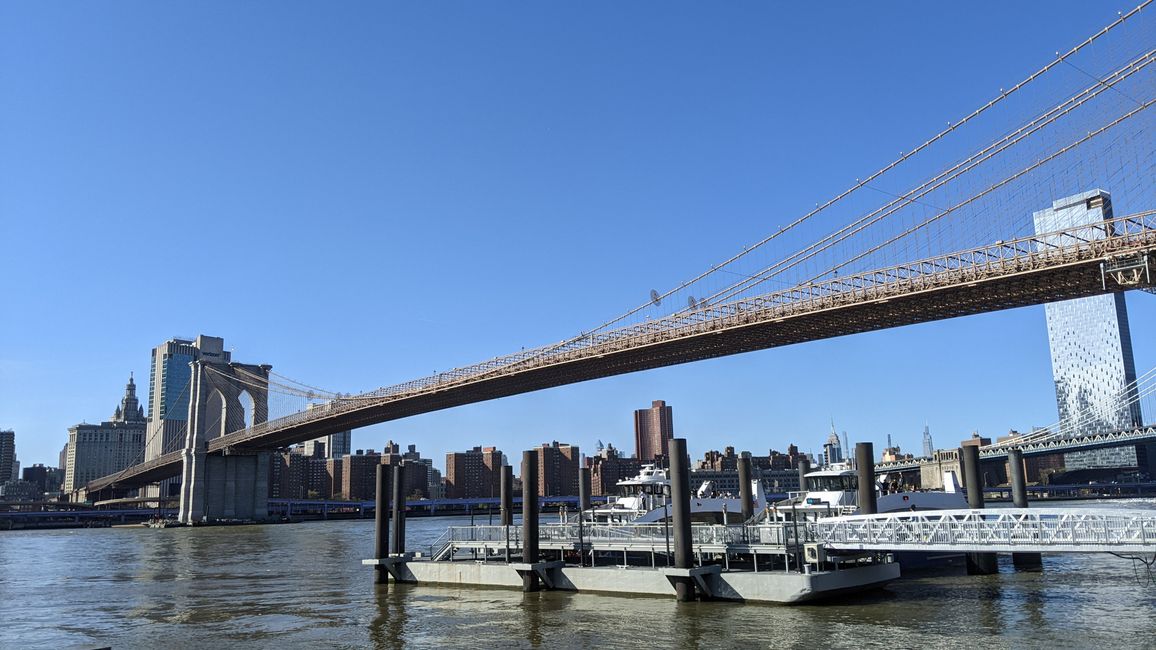 Day 14: 9/11 - Brooklyn Bridge & lots of excitement on the ferry