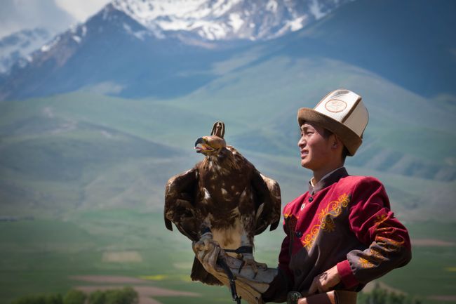 Die Jagd mit Adlern ist gelebte Tradition in Kirgistan.