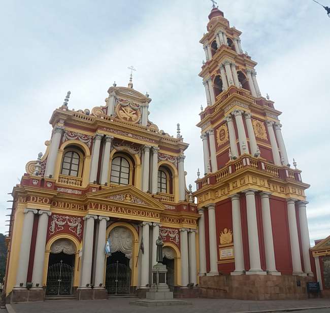 Salta - red church