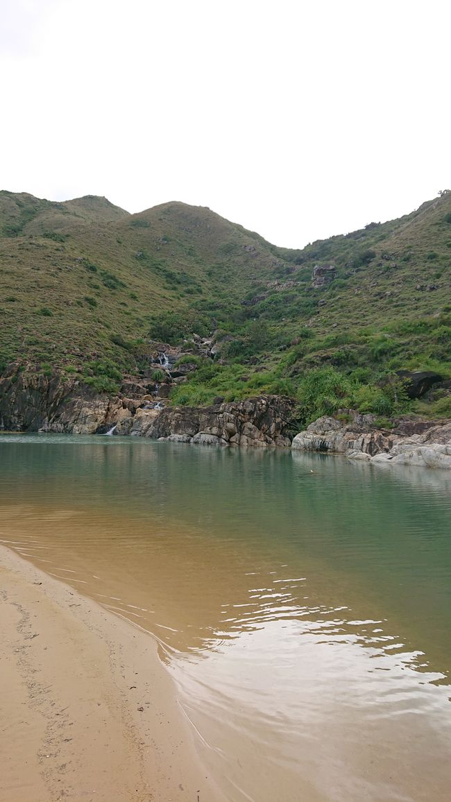 Quy Nhon, small lagoon next to the sea