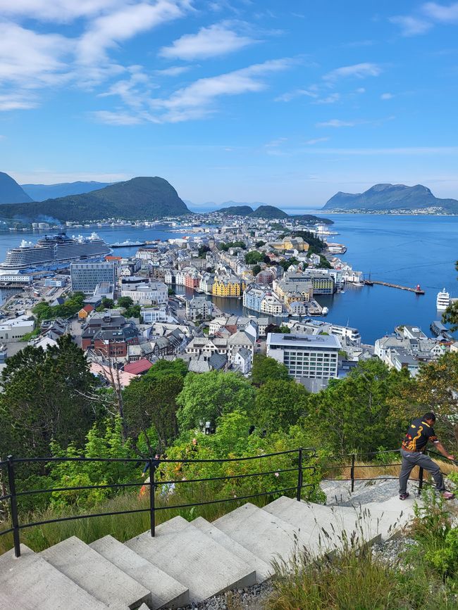 Alesund from Lookout