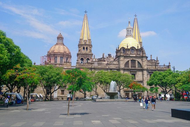 Die Kathedrale von Guadalajara. 