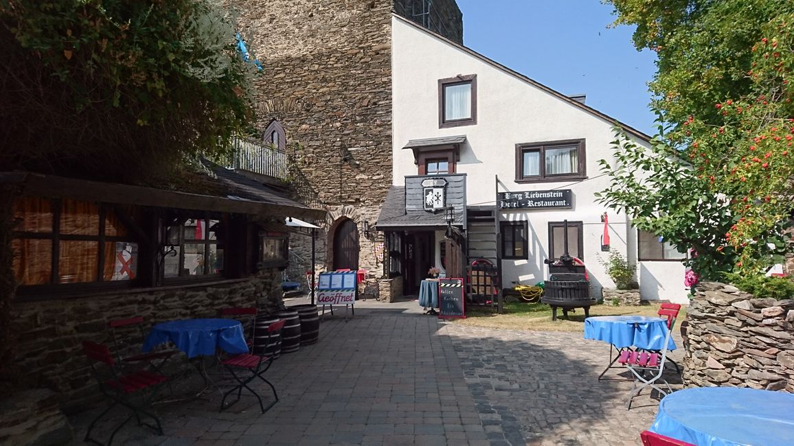 Eklige Kaffee auf Burg Liebenstein 