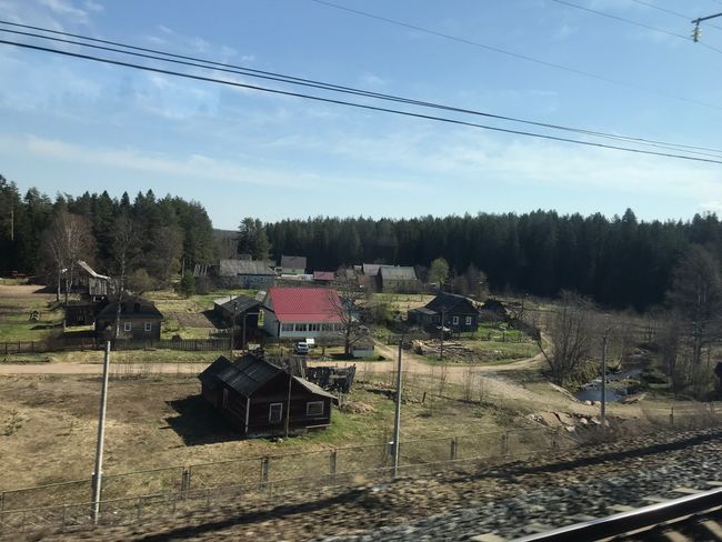 Train from St. Petersburg to Moscow