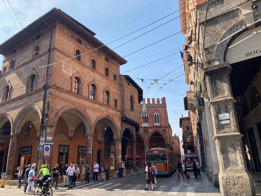 City center of Bologna
