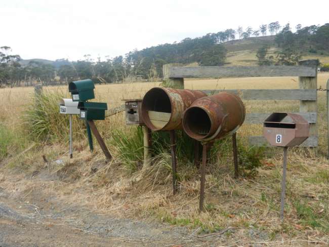 Letter Box in Tasmania