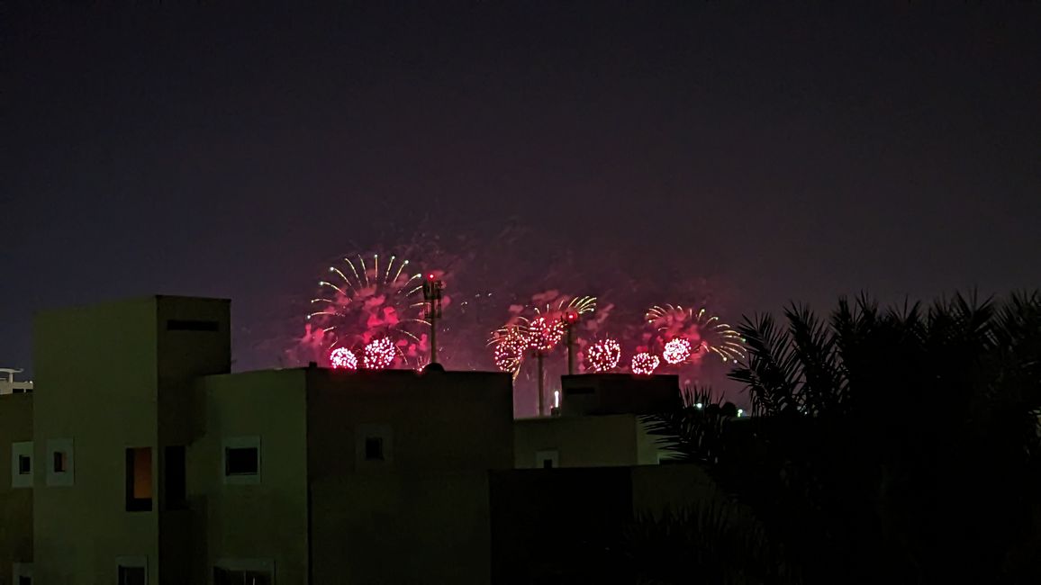 Fireworks for the end of Ramadan