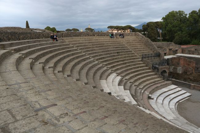 The amphitheater...