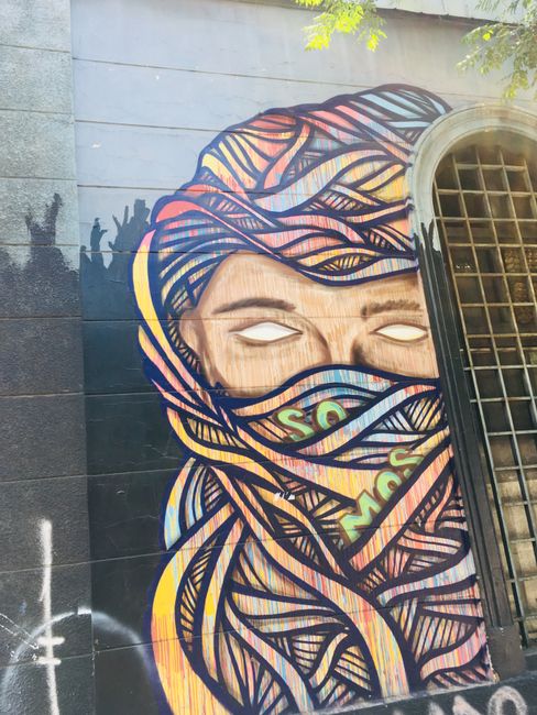 Street art and Allende
