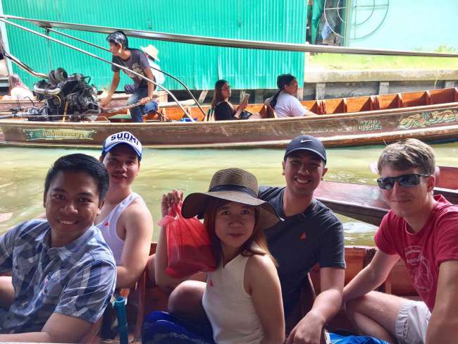 Filipinos on the boat