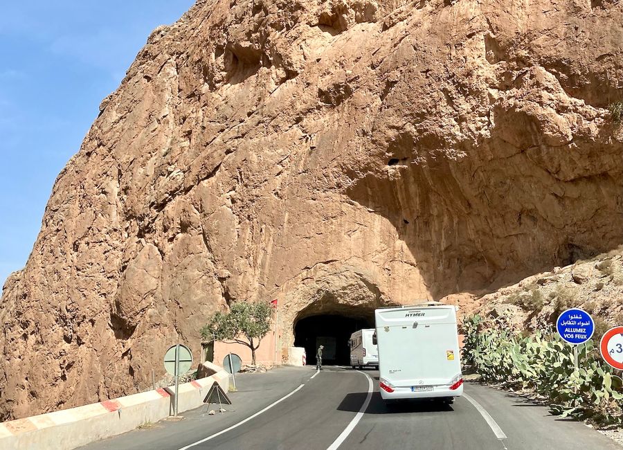 This is what a tunnel looks like in Morocco. (Photo: Angelika)