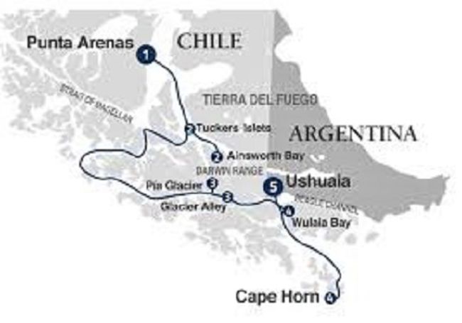 Ruta del crucero