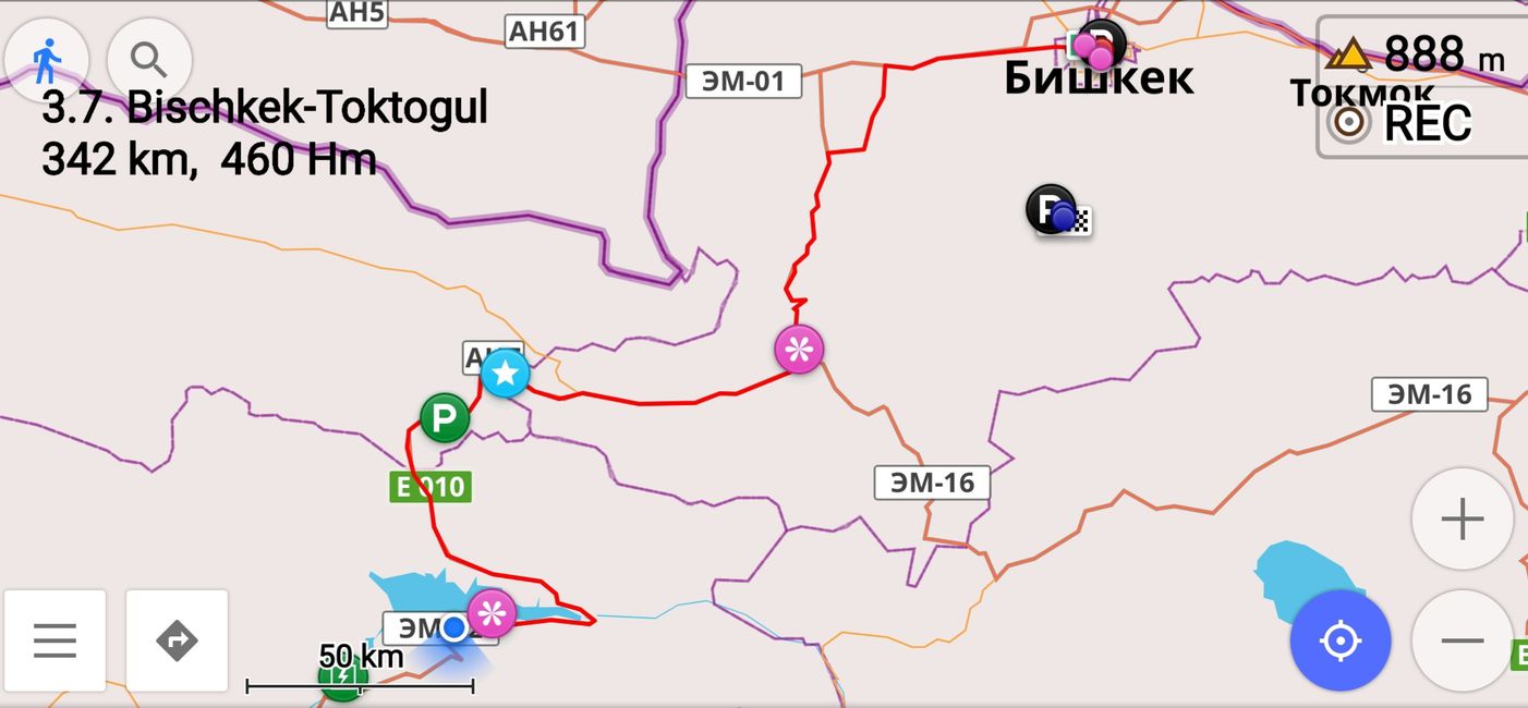 3.7. Fahrt zum Toktogul Stausee