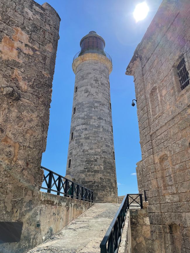Leuchtturm vom Castillo de Los Tres Reyes del Morro