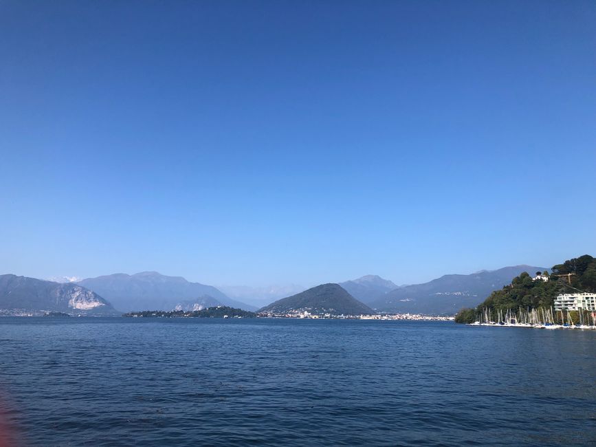 Stresa is in the distance