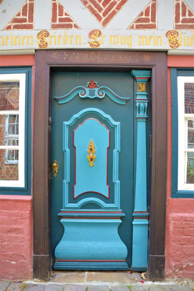 einer der vielen wunderschönen Türen in der Altstadt von Lüneburg 