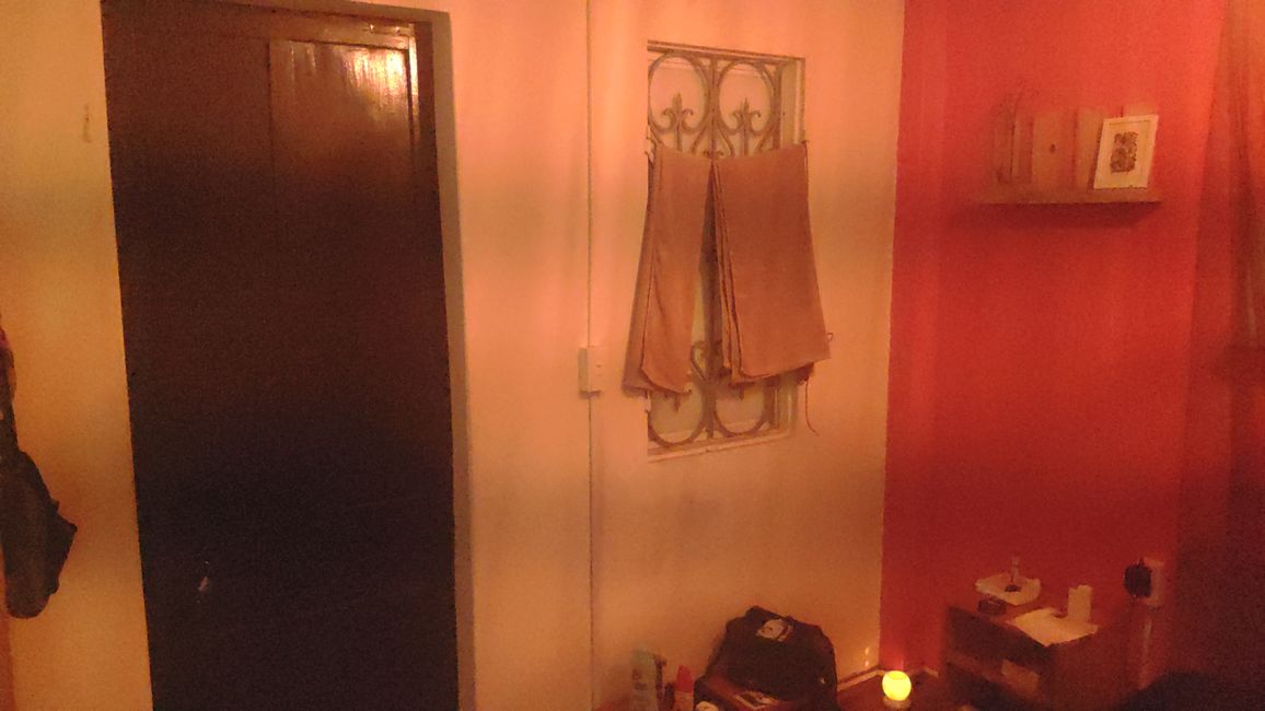 Shelf and improvised towel holder