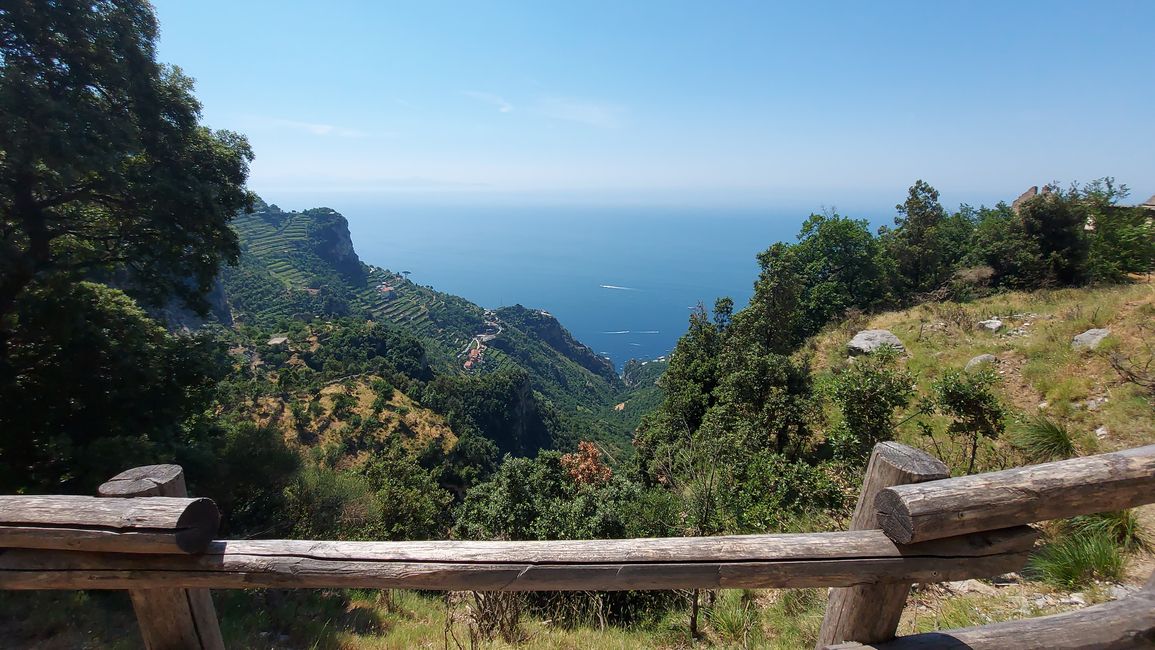 der 1.Tag Amalfi .. Wandern auf dem 'Il sentiero degli Dei', dem 'Götterpfad'