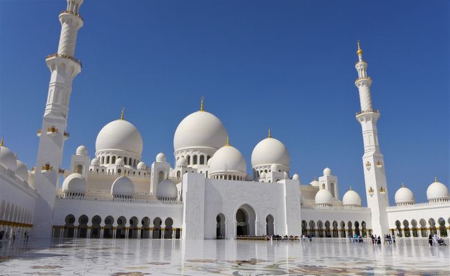 Abu Dhabi - Die Scheich Zayed Moschee