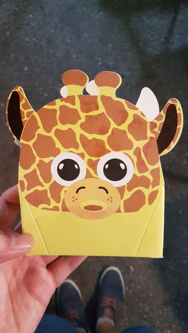 Und in dieser Giraffen Verpackung gab es dann noch... 