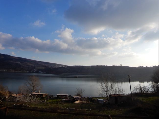 Later in the day: view of a small lake