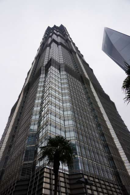 Jinmao Tower from the outside