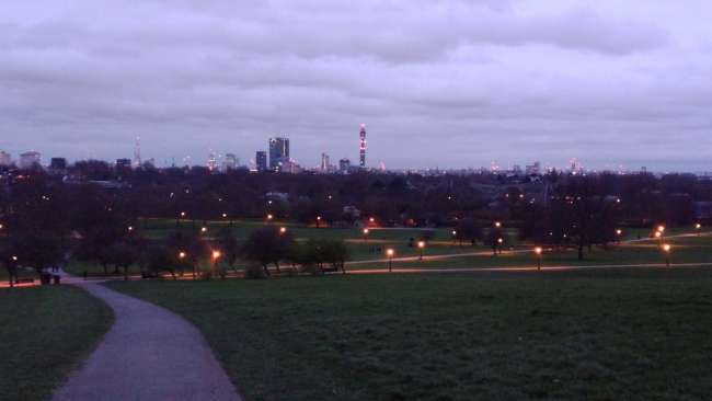 Skyline views, The Regent's Park, Primrose Hill