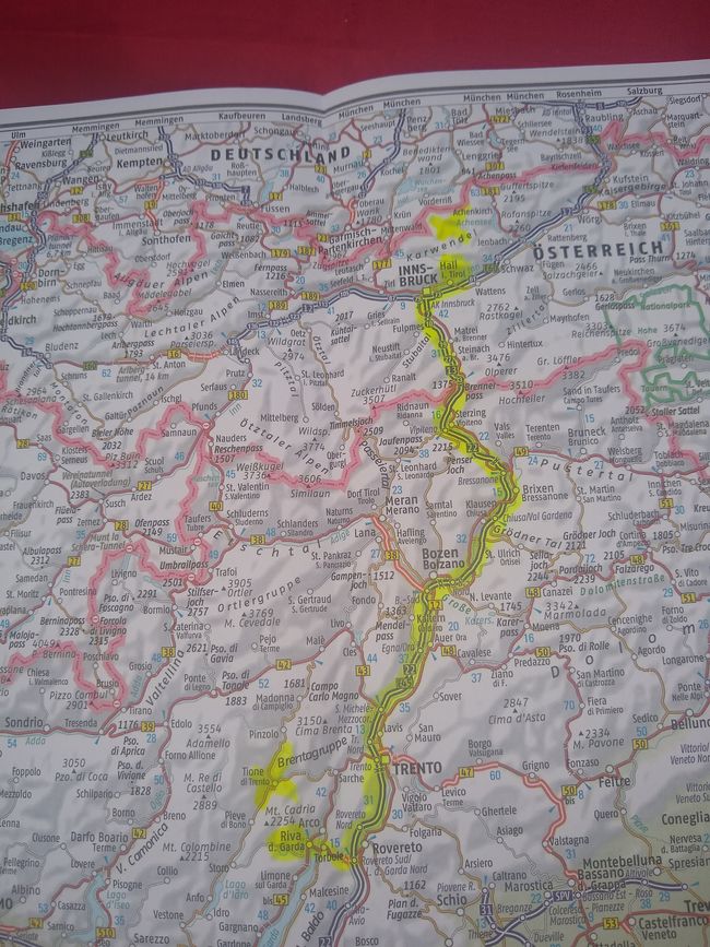 ... erster Stopp in Italien ...