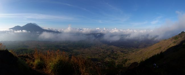 Aussicht vom Mount Batur (Vulkan) aus