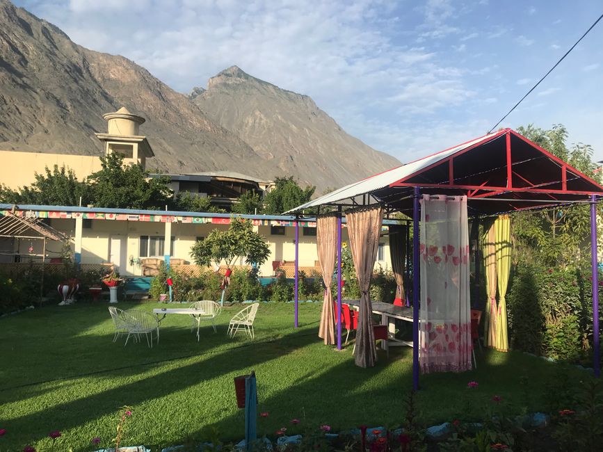 Madina -Hotel in Gilgit, unser wirklich schönes Hotel
