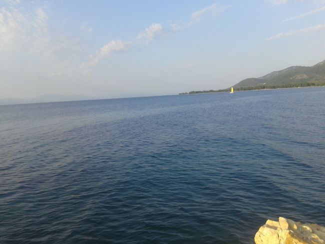 24.08.2018 - Abfahrt über Kavala, Chrisoupoli, Keramoti mit der Fähre nach Thassos