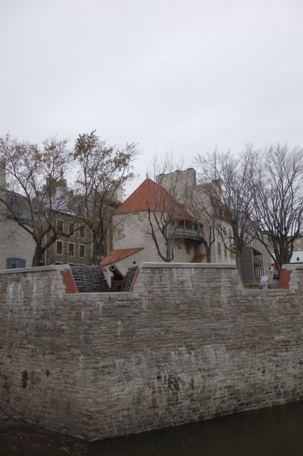 Quartier Petit-Champlain - Part of the old fortifications