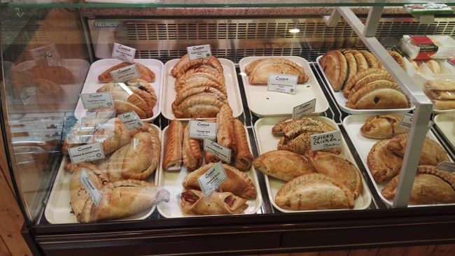 Pasti display at the bakery
