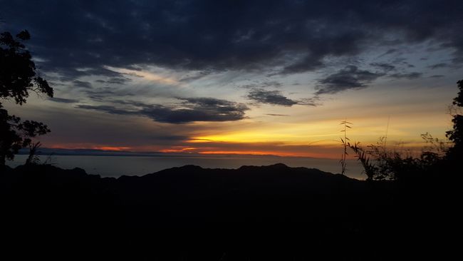 Sonnenaufgang von Gunung Raya