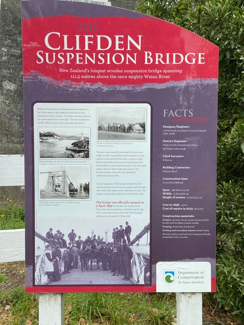 Neuseelands längste Holzbrücke von 1898