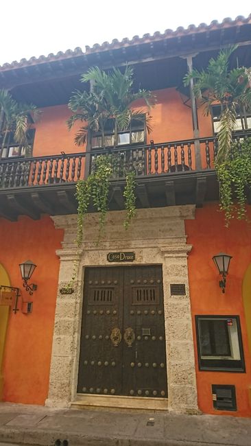 Hütte von Sir Francis Drake in der Walled City von Cartagena